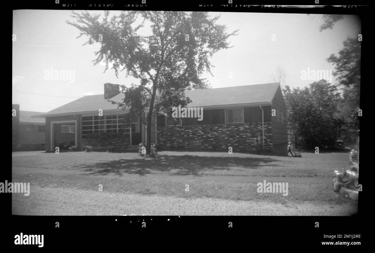 20 Churchill Lane , Houses. Needham Building Collection Stock Photo Alamy