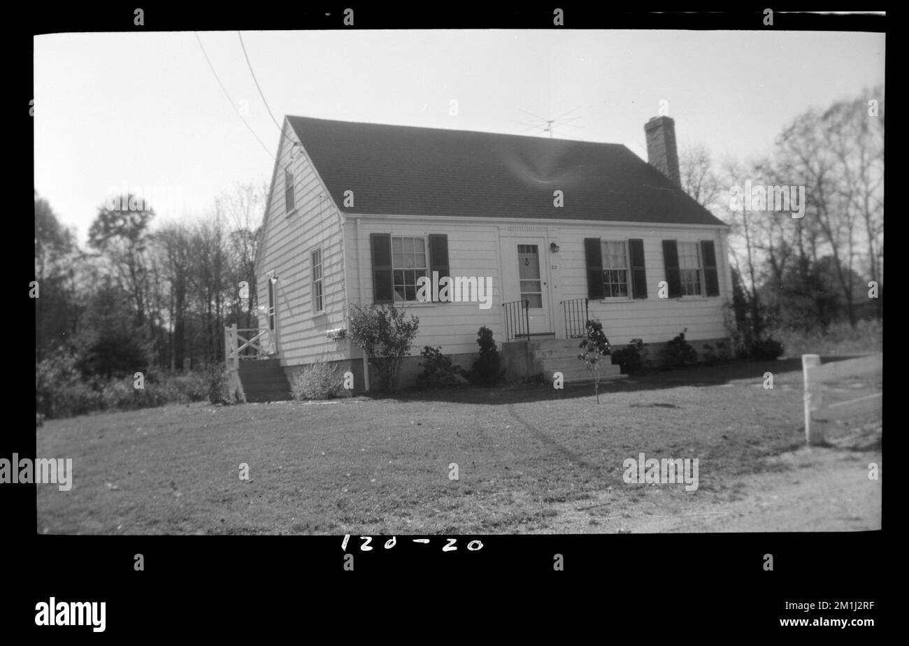 20 Garfield Street , Houses. Needham Building Collection Stock Photo