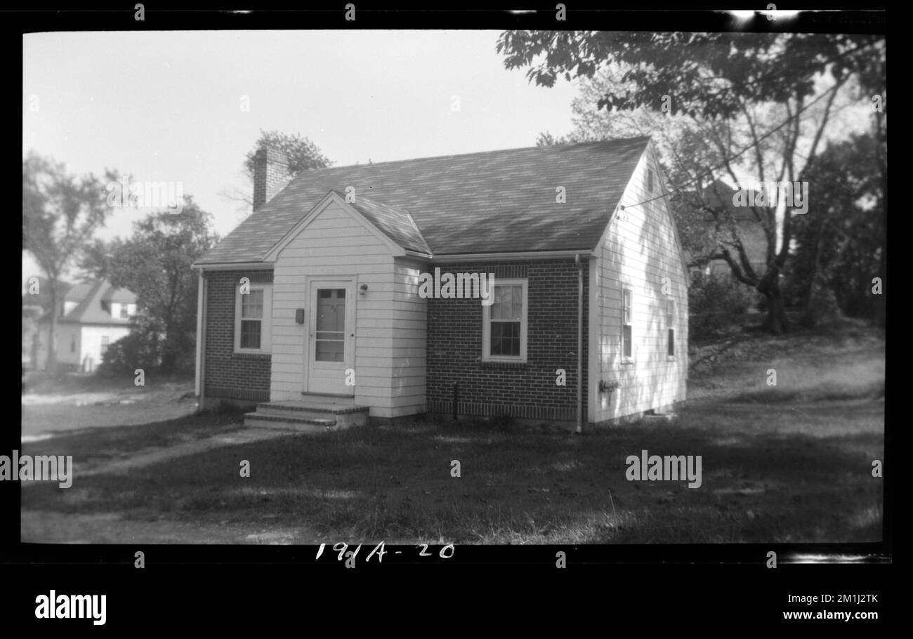 20 Leonard St , Houses. Needham Building Collection Stock Photo Alamy