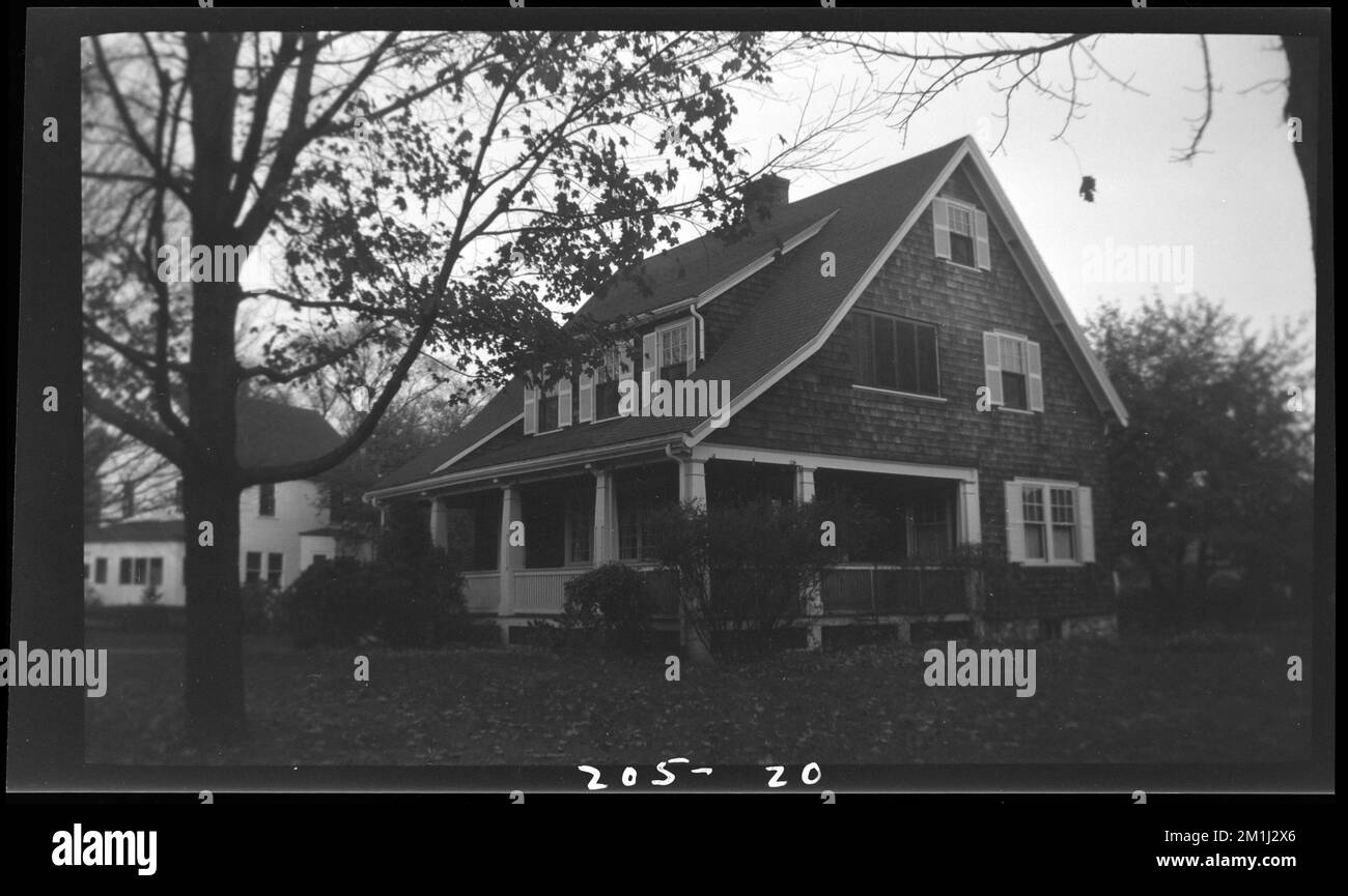 20 Marked Tree Rd , Houses. Needham Building Collection Stock Photo Alamy