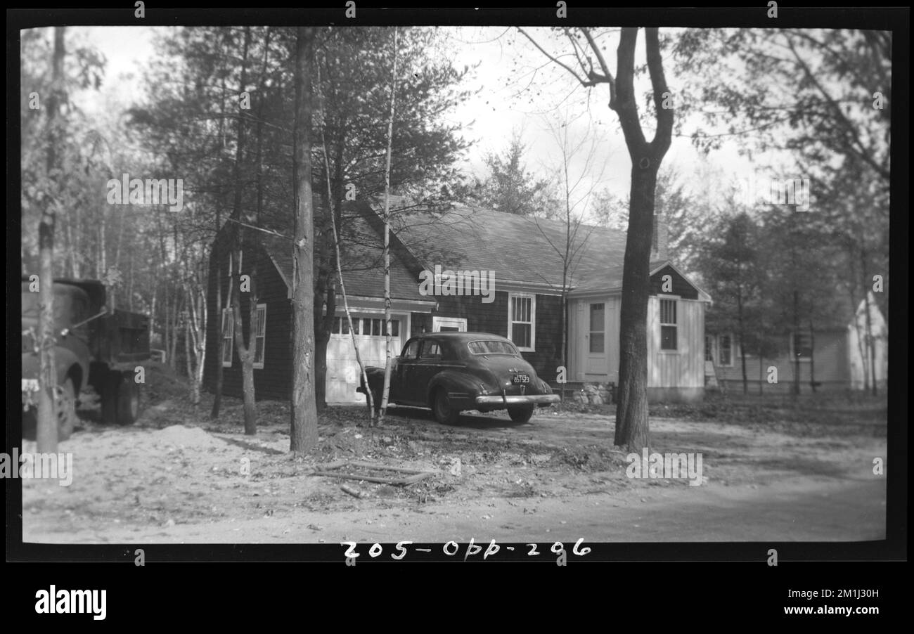 206 Marked Tree Rd , Houses, Automobiles. Needham Building Collection