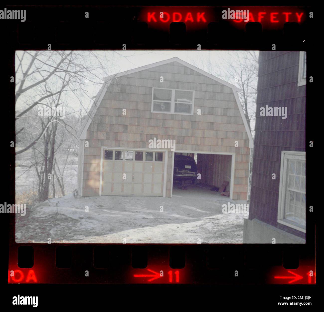 23, 24 Central Ave , Houses, Garages. Needham Building Collection Stock