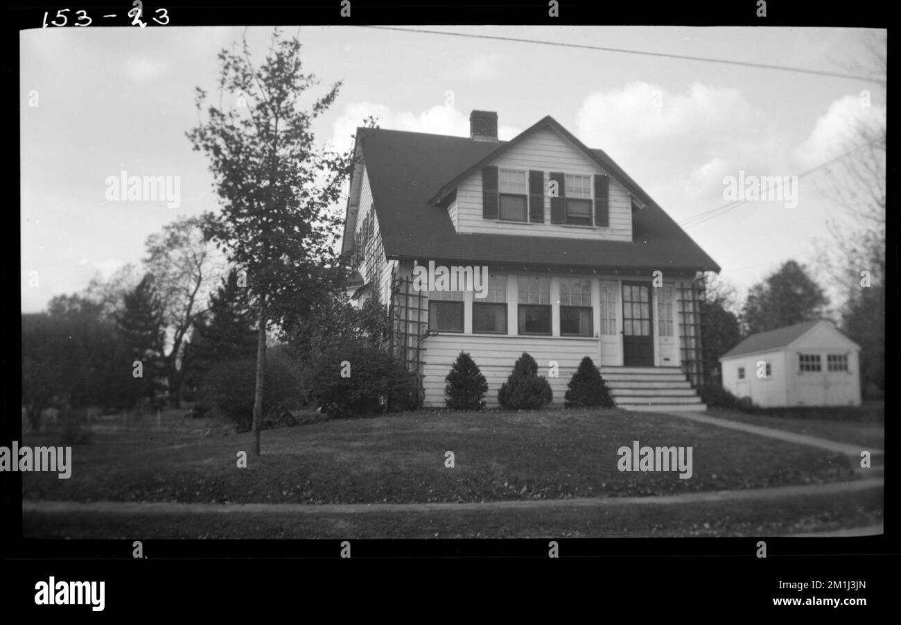 23 Henderson Street , Houses. Needham Building Collection Stock Photo