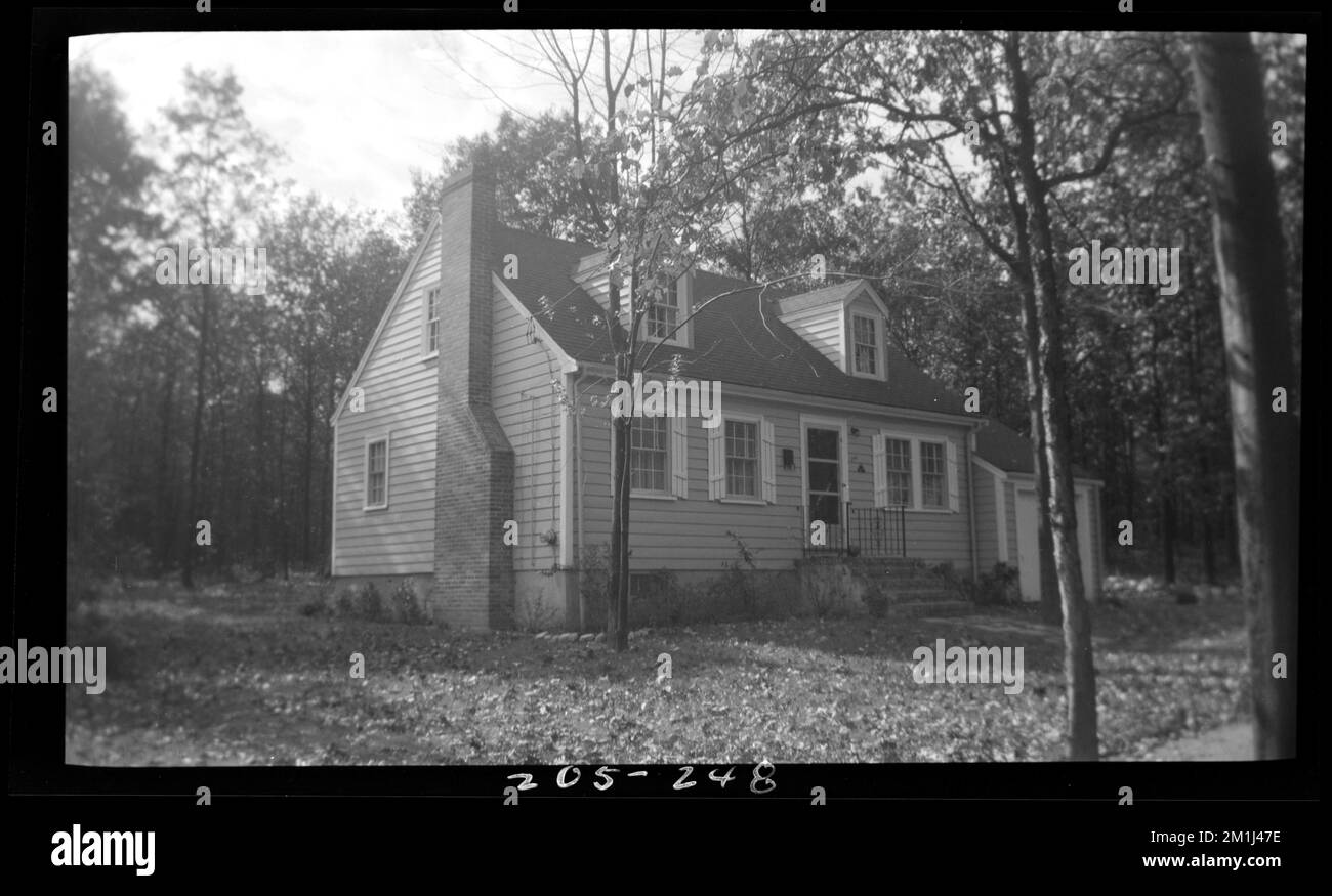 248 Marked Tree Rd , Houses. Needham Building Collection Stock Photo