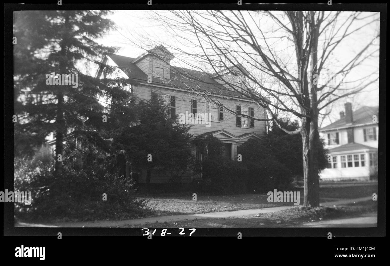 27 Washburn Ave , Houses. Needham Building Collection Stock Photo Alamy