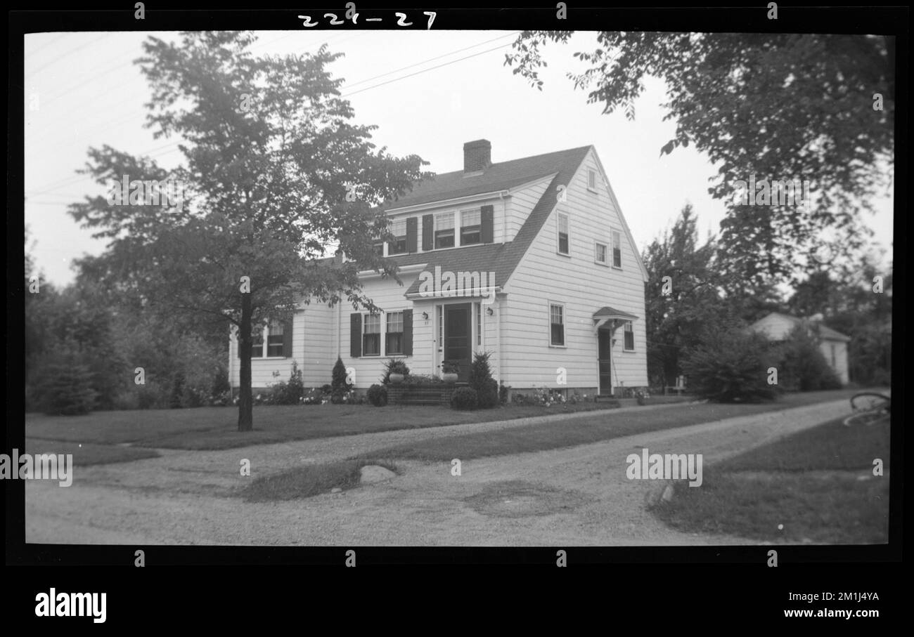 27 Morton St , Houses. Needham Building Collection Stock Photo Alamy