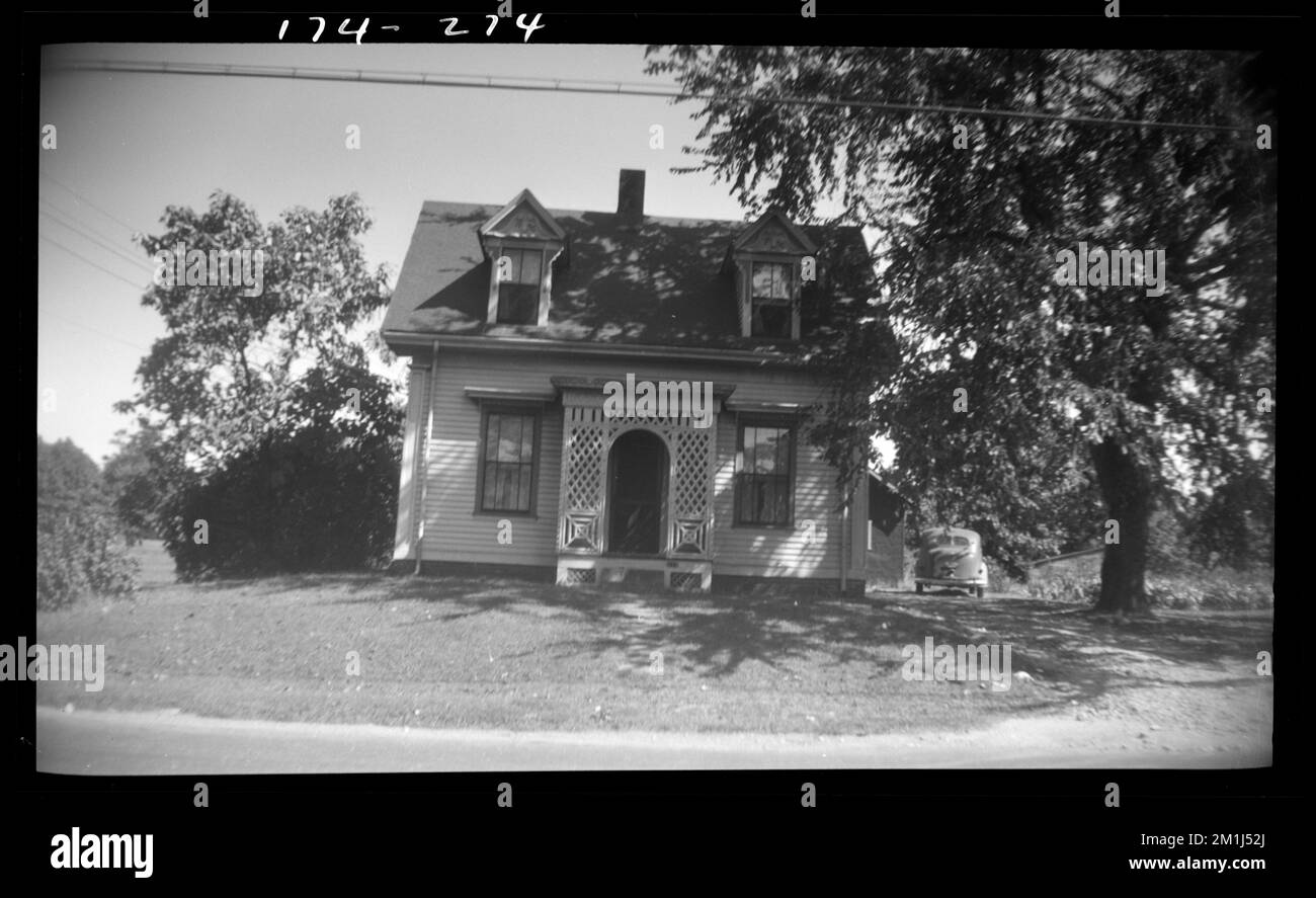 274 Hunnewell St , Houses, Automobiles. Needham Building Collection