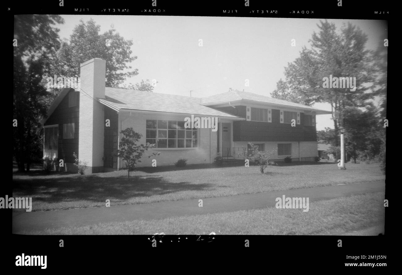 28 Churchill Lane , Houses. Needham Building Collection Stock Photo Alamy