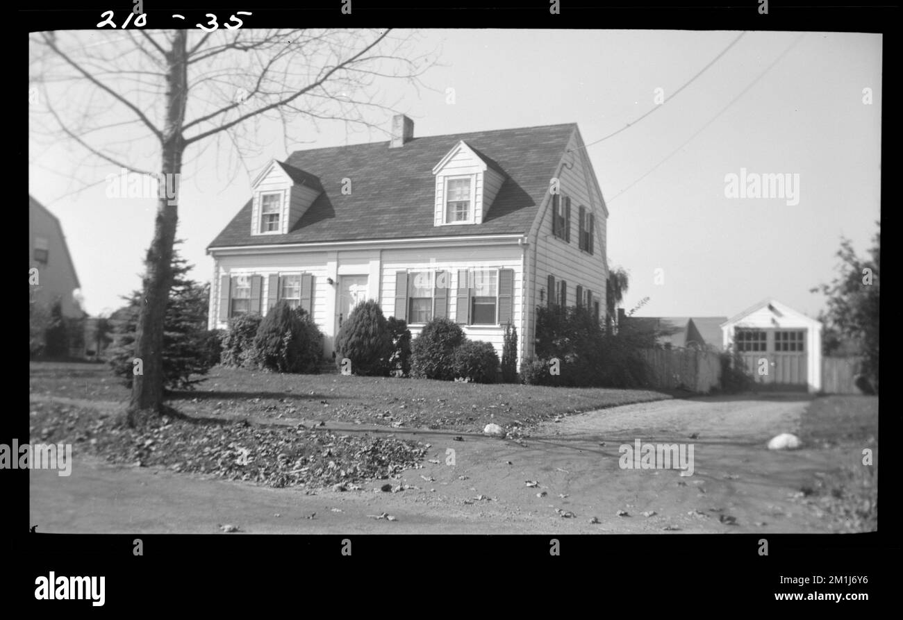 35 Mayflower Rd , Houses. Needham Building Collection Stock Photo Alamy