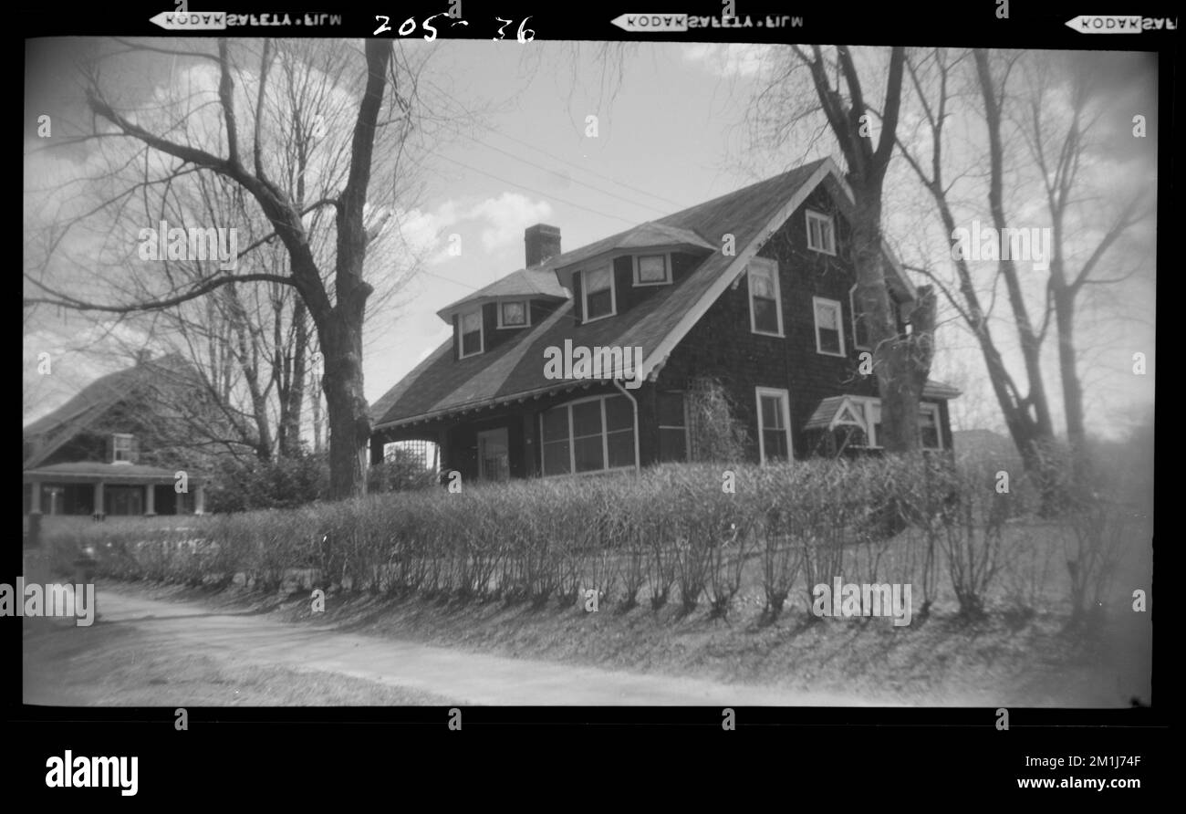 36 Marked Tree Rd , Houses. Needham Building Collection Stock Photo Alamy