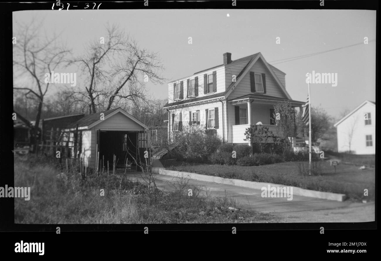 371 Greendale Ave , Houses. Needham Building Collection Stock Photo Alamy