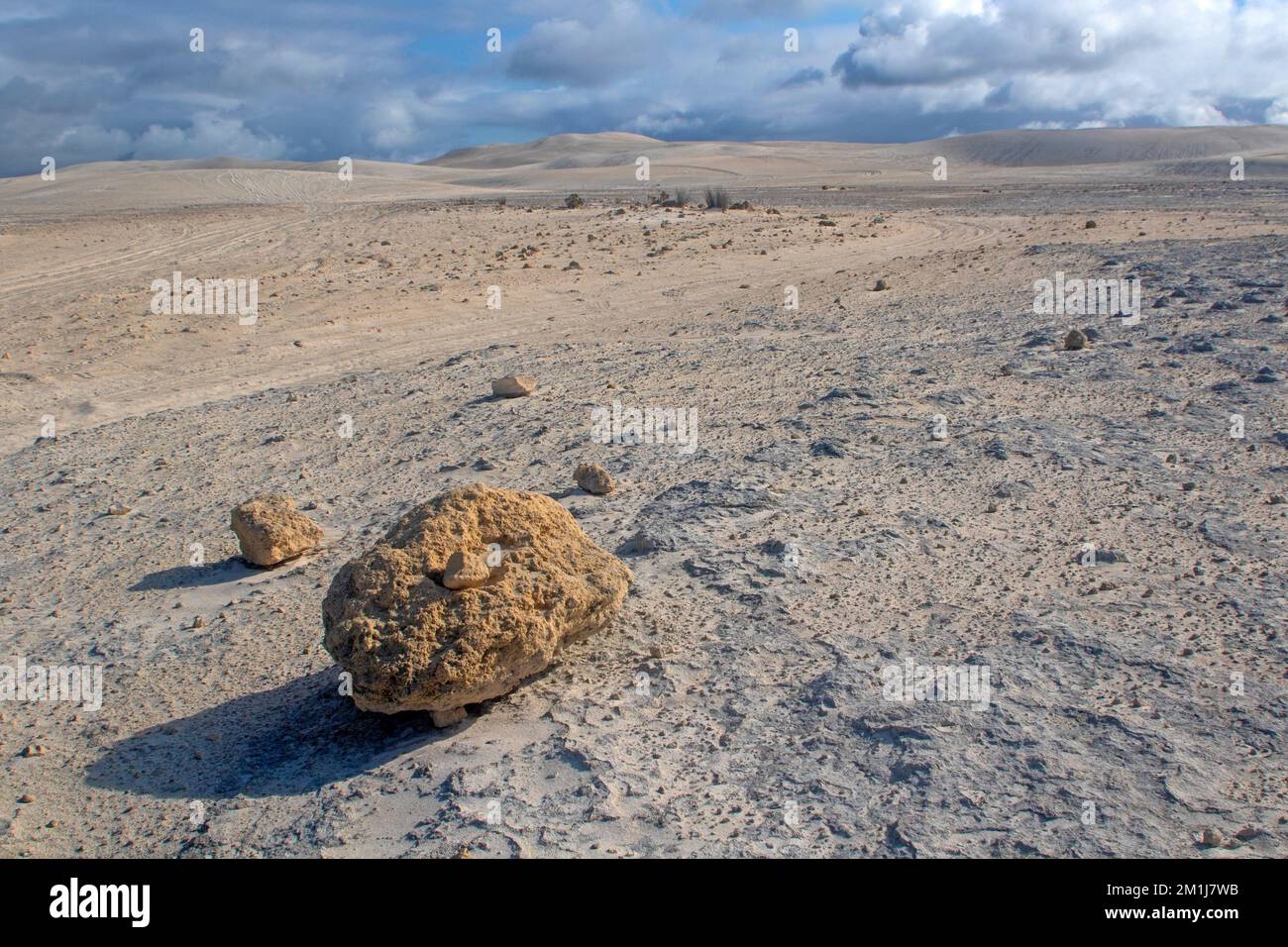 Sand dune at Lancelin Stock Photo