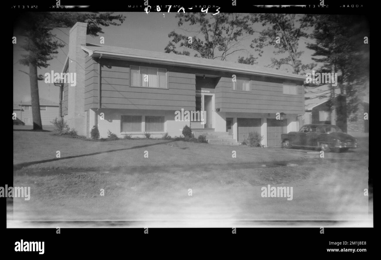 43 Fay Lane , Houses. Needham Building Collection Stock Photo Alamy