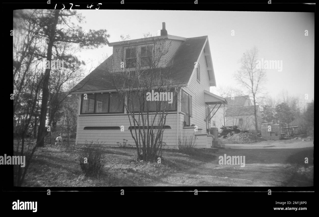 45 Greendale Ave , Houses. Needham Building Collection Stock Photo Alamy