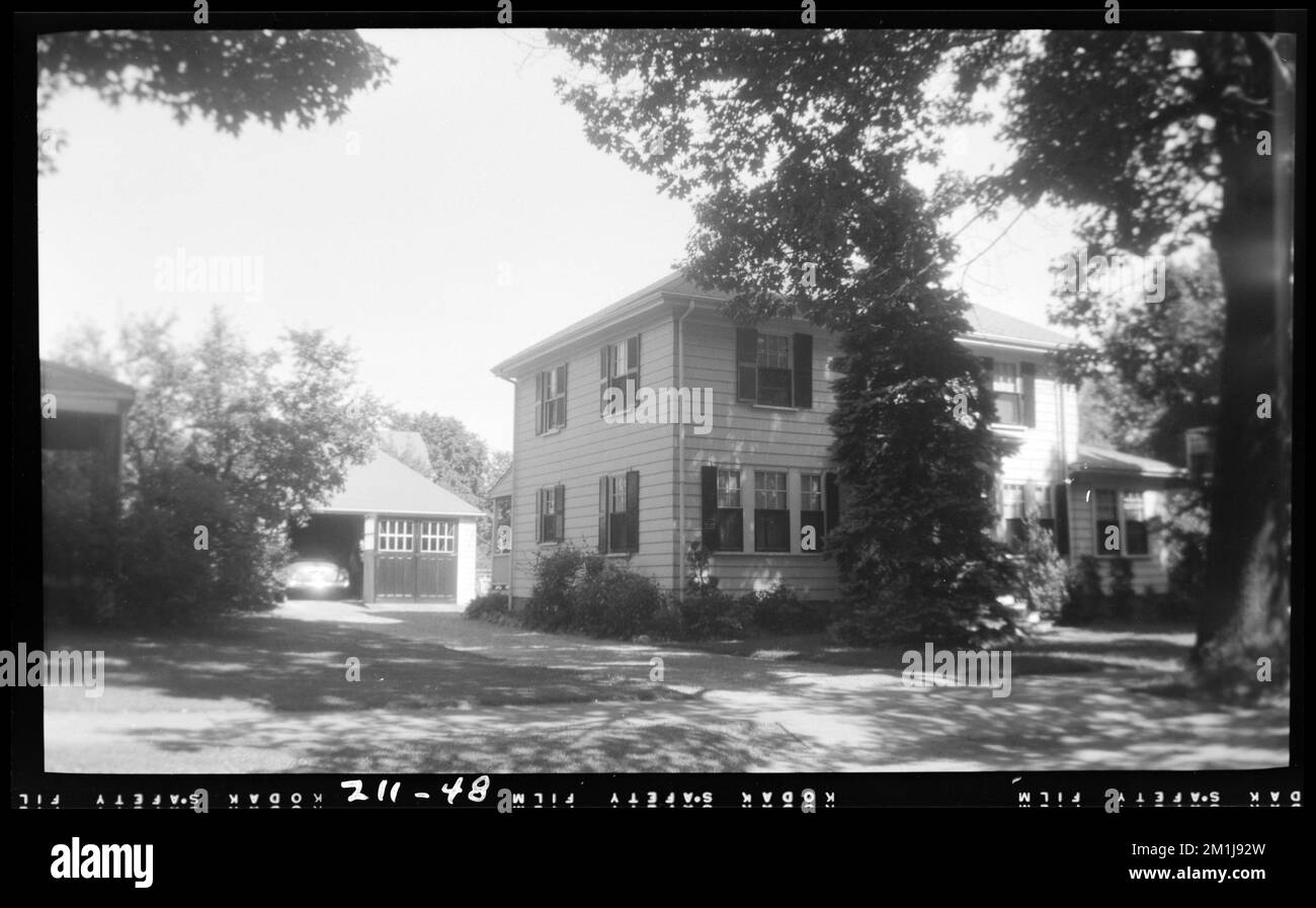 48 Mayo Ave , Houses. Needham Building Collection Stock Photo Alamy