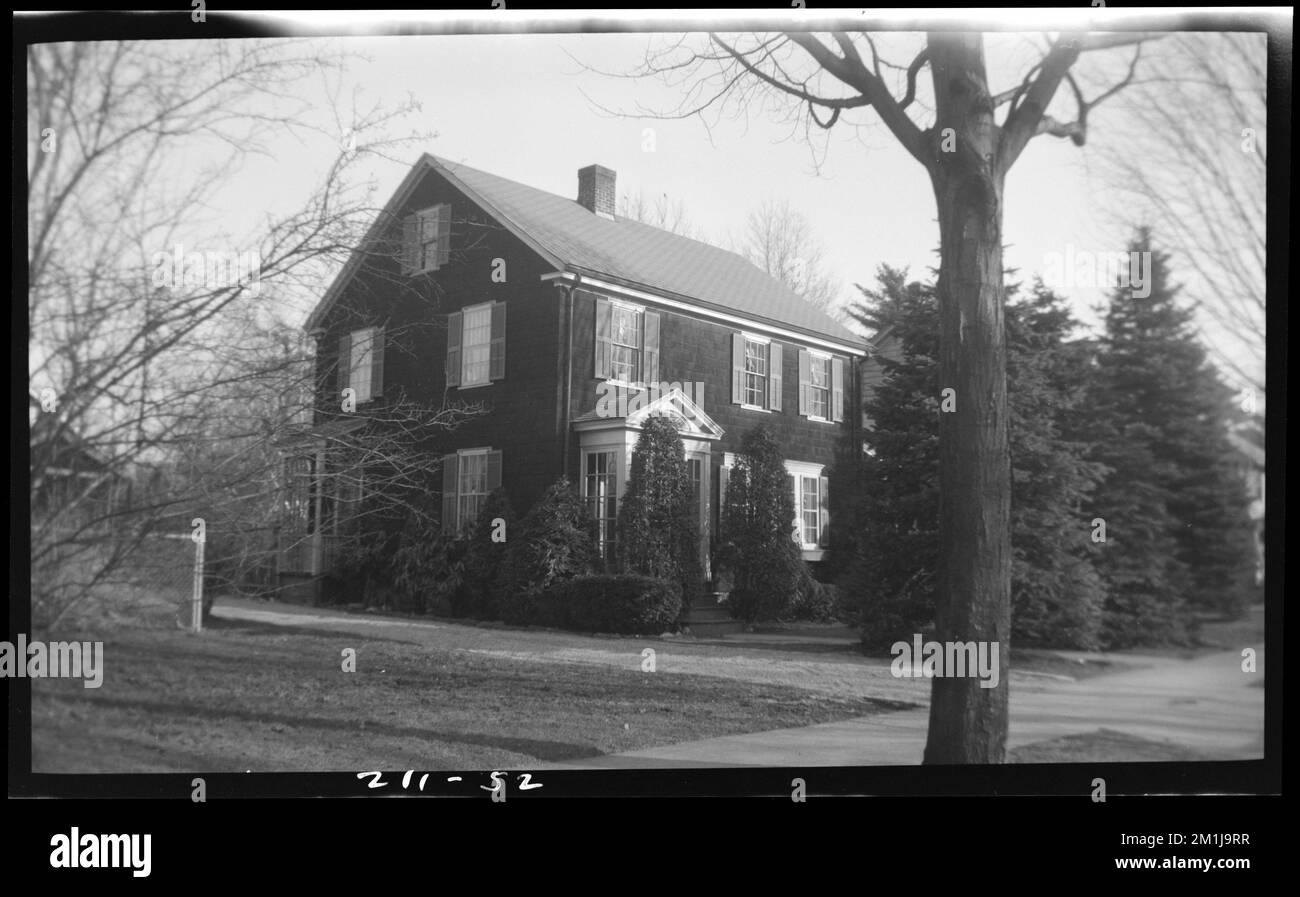 52 Mayo Ave , Houses. Needham Building Collection Stock Photo Alamy