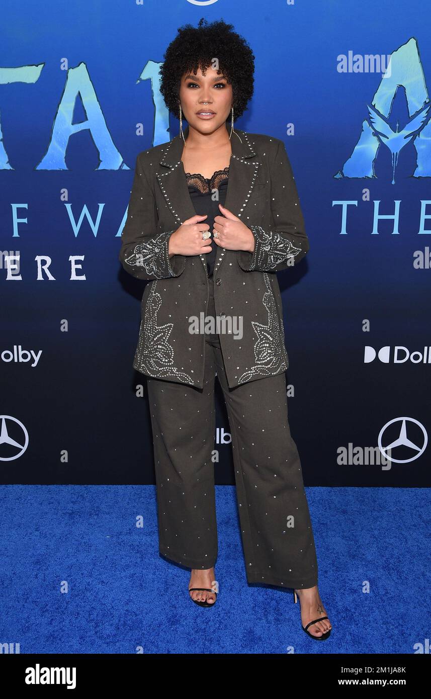 Hollywood, CA on December 12, 2022. Emmy Raver-Lampman arriving at the ...