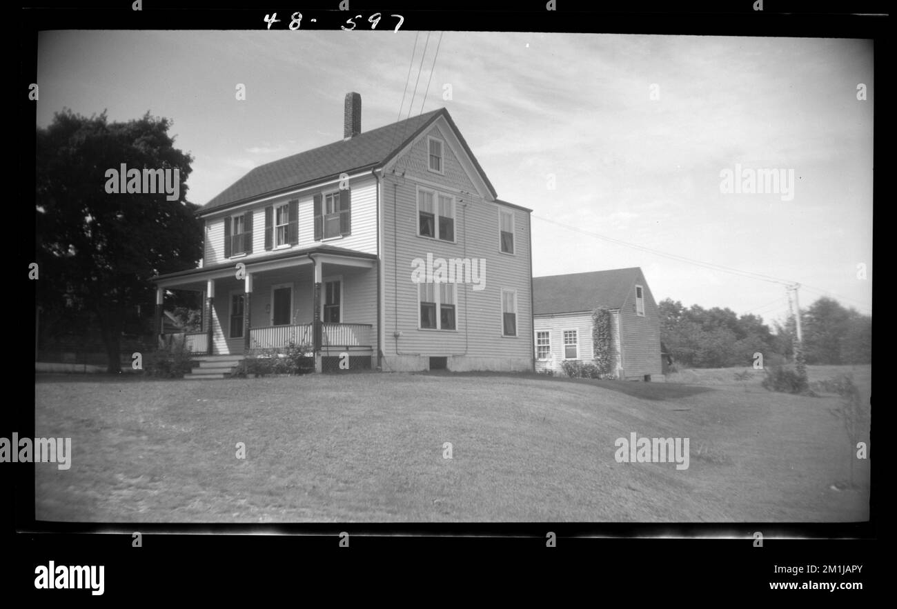 597 Central Ave , Houses. Needham Building Collection Stock Photo Alamy