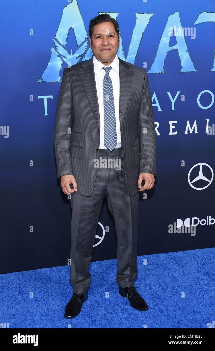 Hollywood, CA on December 12, 2022. Dileep Rao arriving at  the U.S. premiere of 20th Century Studios’ “Avatar: The Way of Water” held at the Dolby Theatre in Hollywood, CA on December 12, 2022. © OConnor / AFF-USA.com Stock Photo