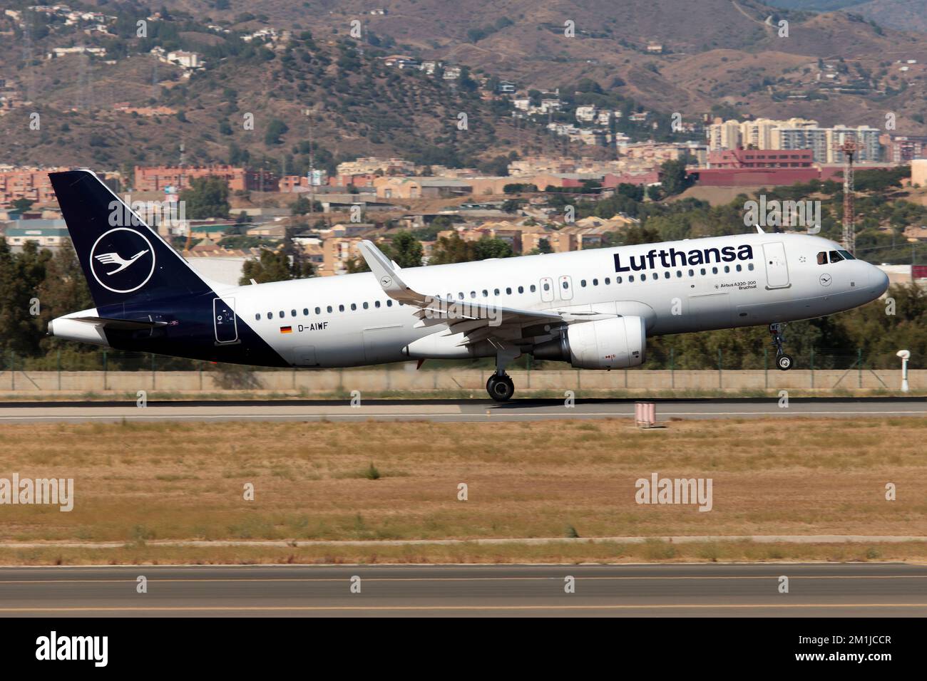 Lufthansa Aircraft at Airport of Malaga, Costa del Sol, Spain Stock Photo -  Alamy