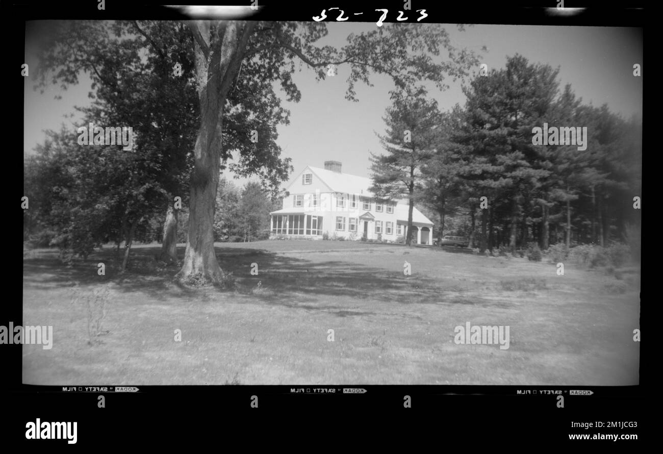 723 Charles River St , Houses. Needham Building Collection Stock Photo