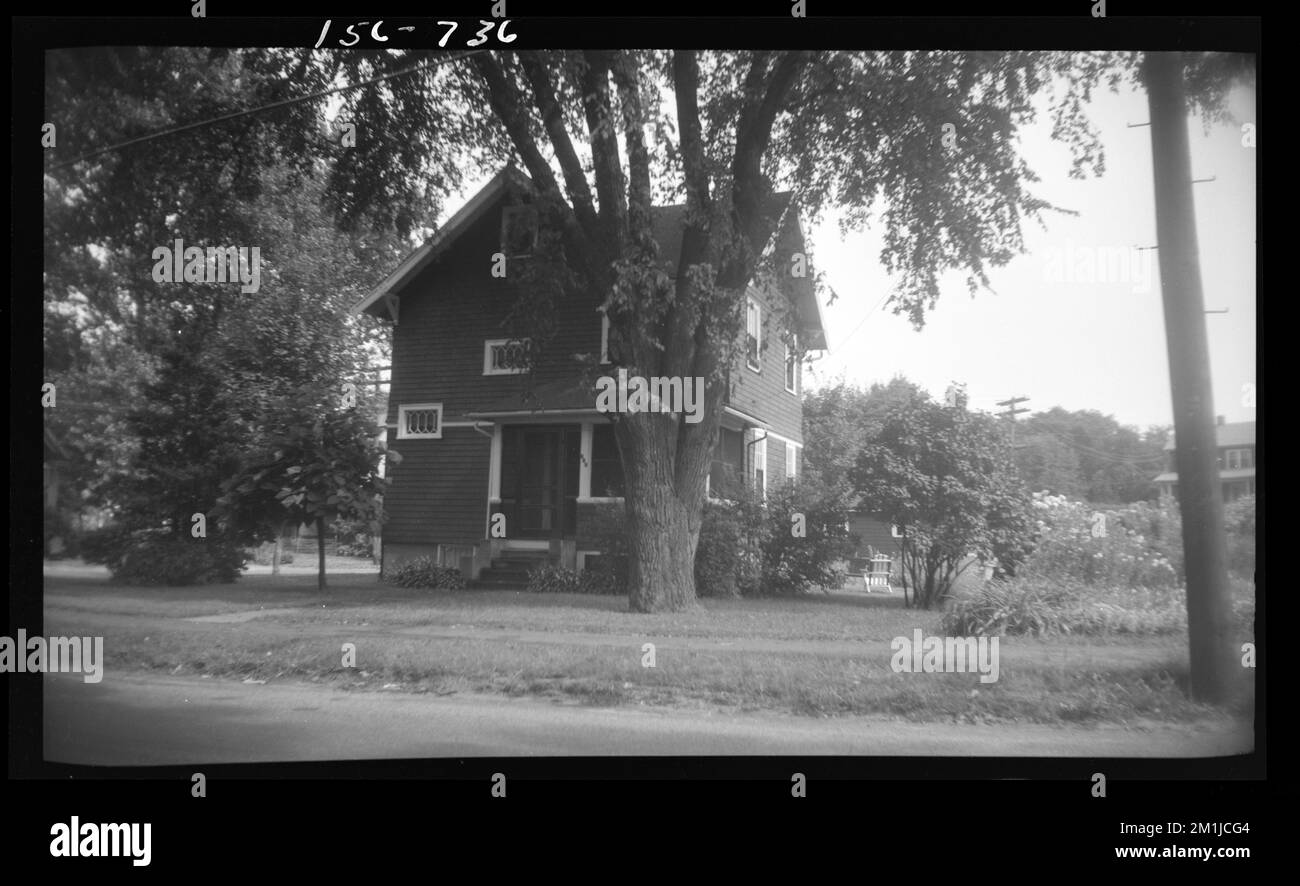 736 Highland Ave , Houses. Needham Building Collection Stock Photo Alamy