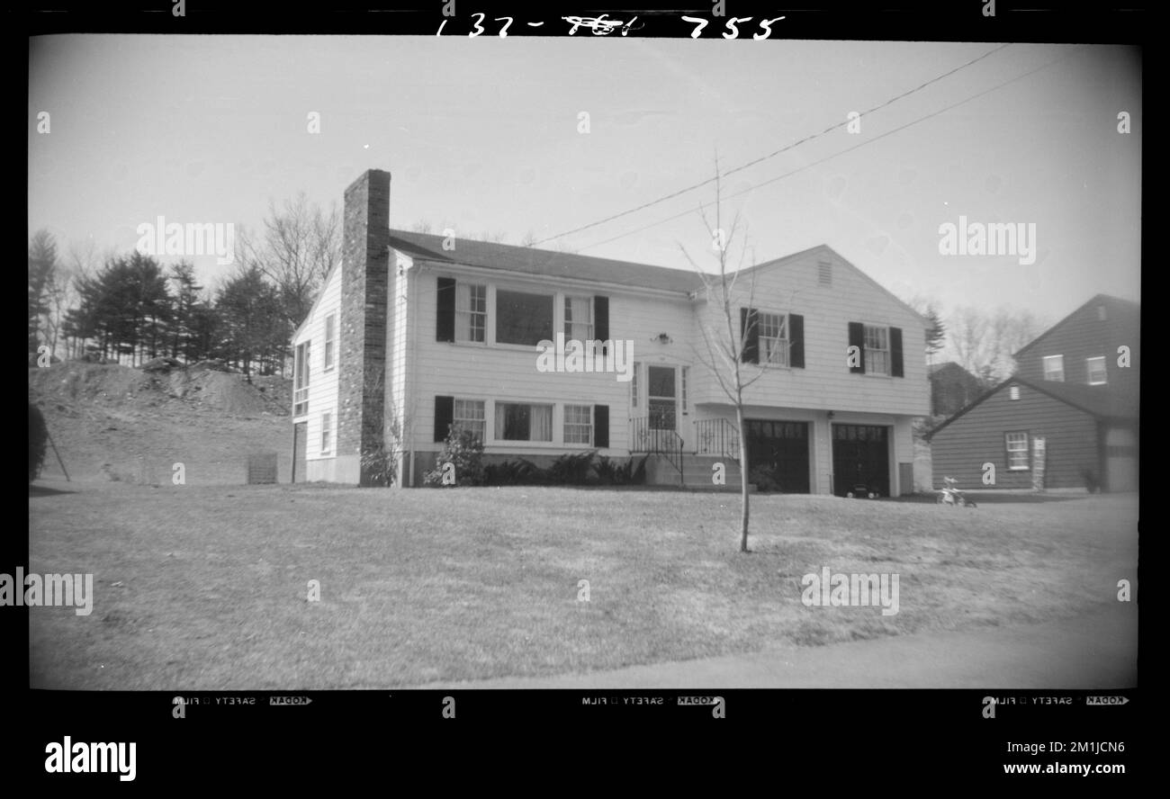 755 Greendale Ave , Houses. Needham Building Collection Stock Photo Alamy