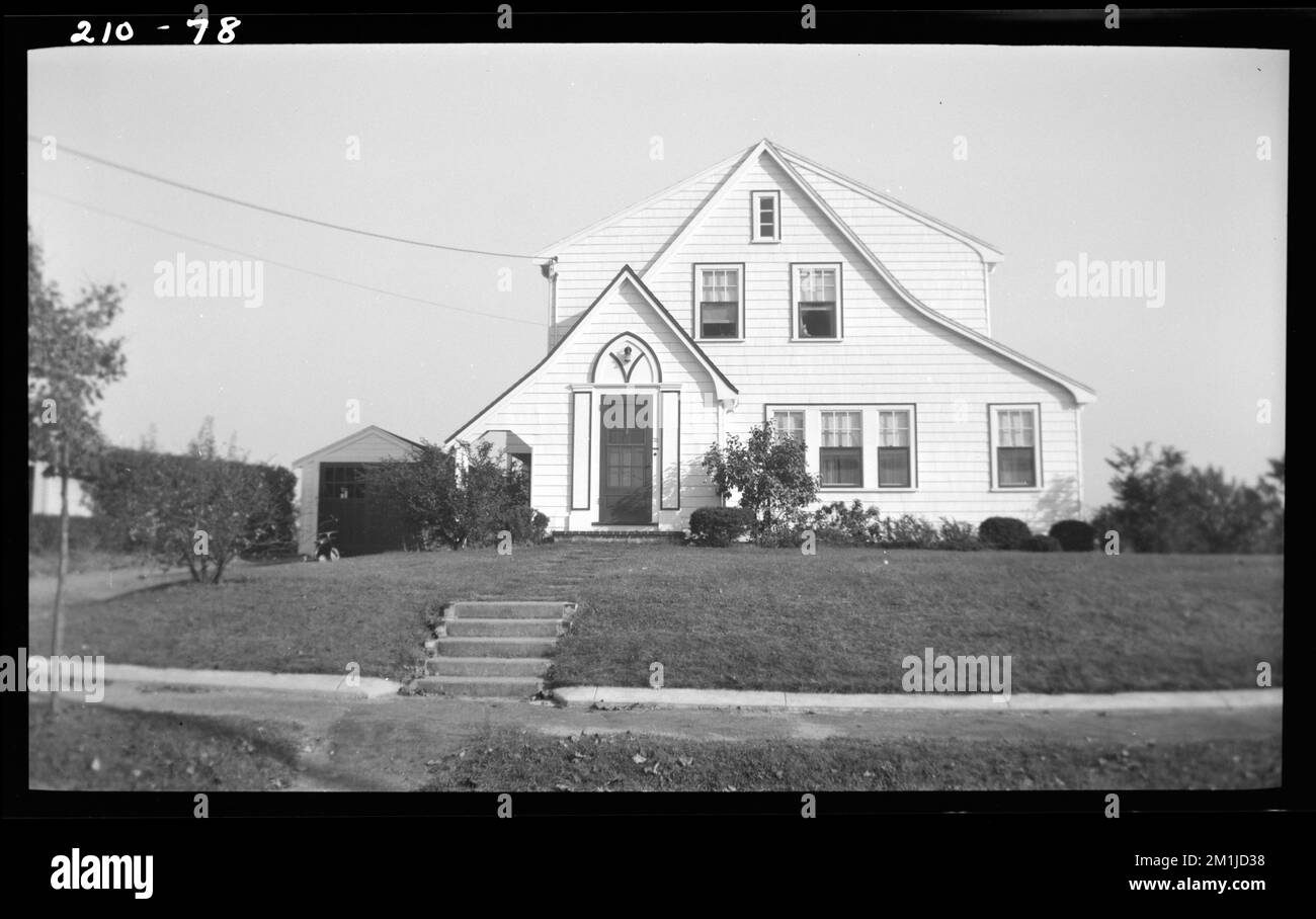 78 Mayflower Rd , Houses. Needham Building Collection Stock Photo Alamy