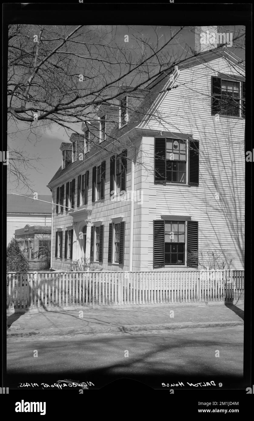 8 Dalton House Newburyport, Mass , Architecture, Dwellings. Samuel