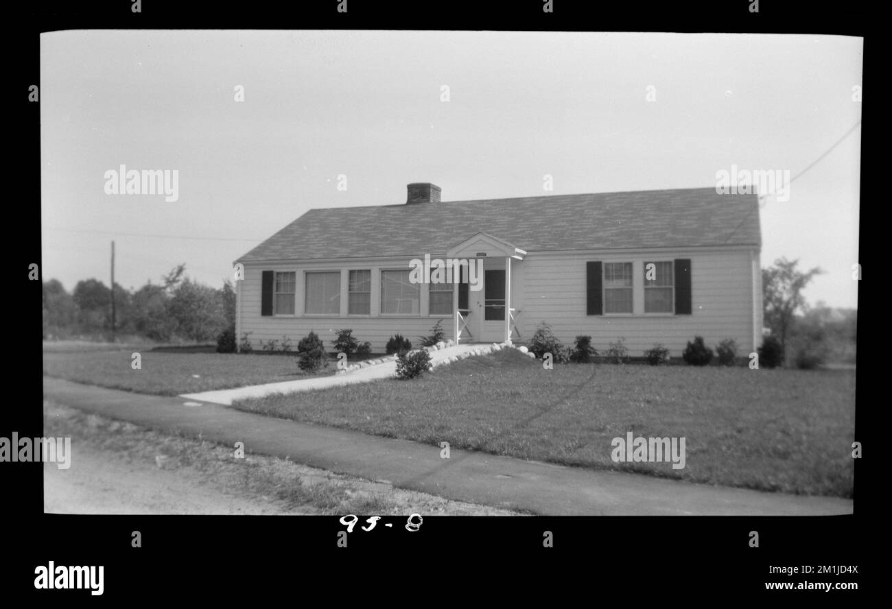 8 Elder Road , Houses. Needham Building Collection Stock Photo Alamy