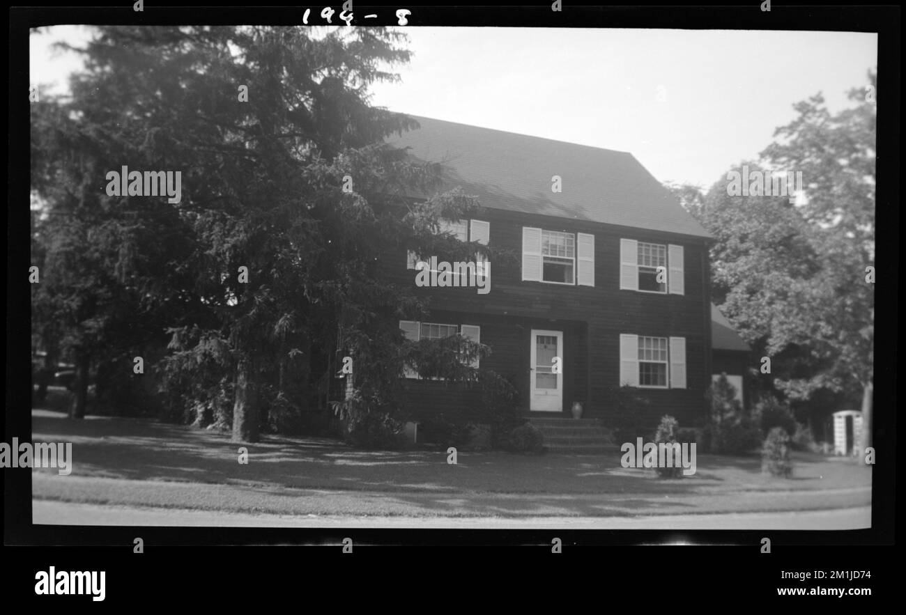 8 Lexington Ave , Houses. Needham Building Collection Stock Photo Alamy