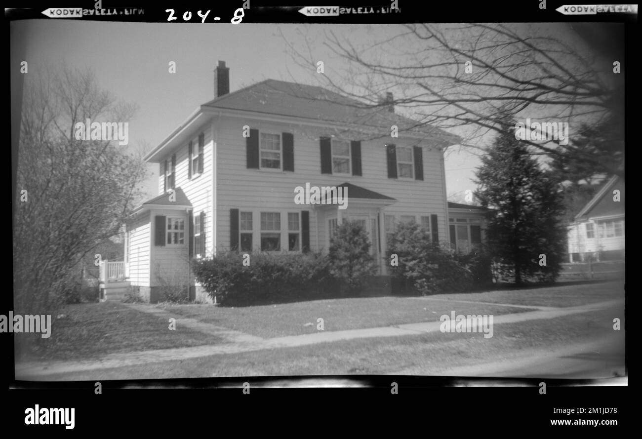 8 Maple Terrace , Houses. Needham Building Collection Stock Photo Alamy