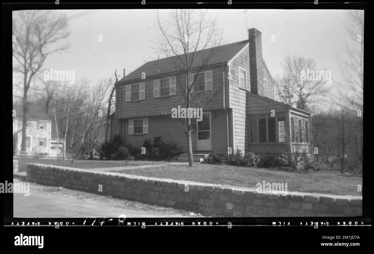 8 Hunnewell St , Houses. Needham Building Collection Stock Photo Alamy