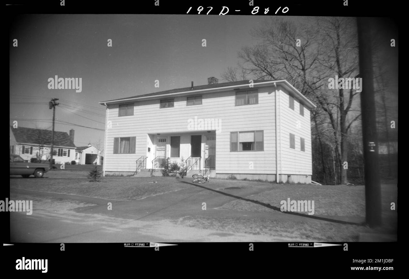 8+10 Ludwig Rd , Duplexes. Needham Building Collection Stock Photo Alamy
