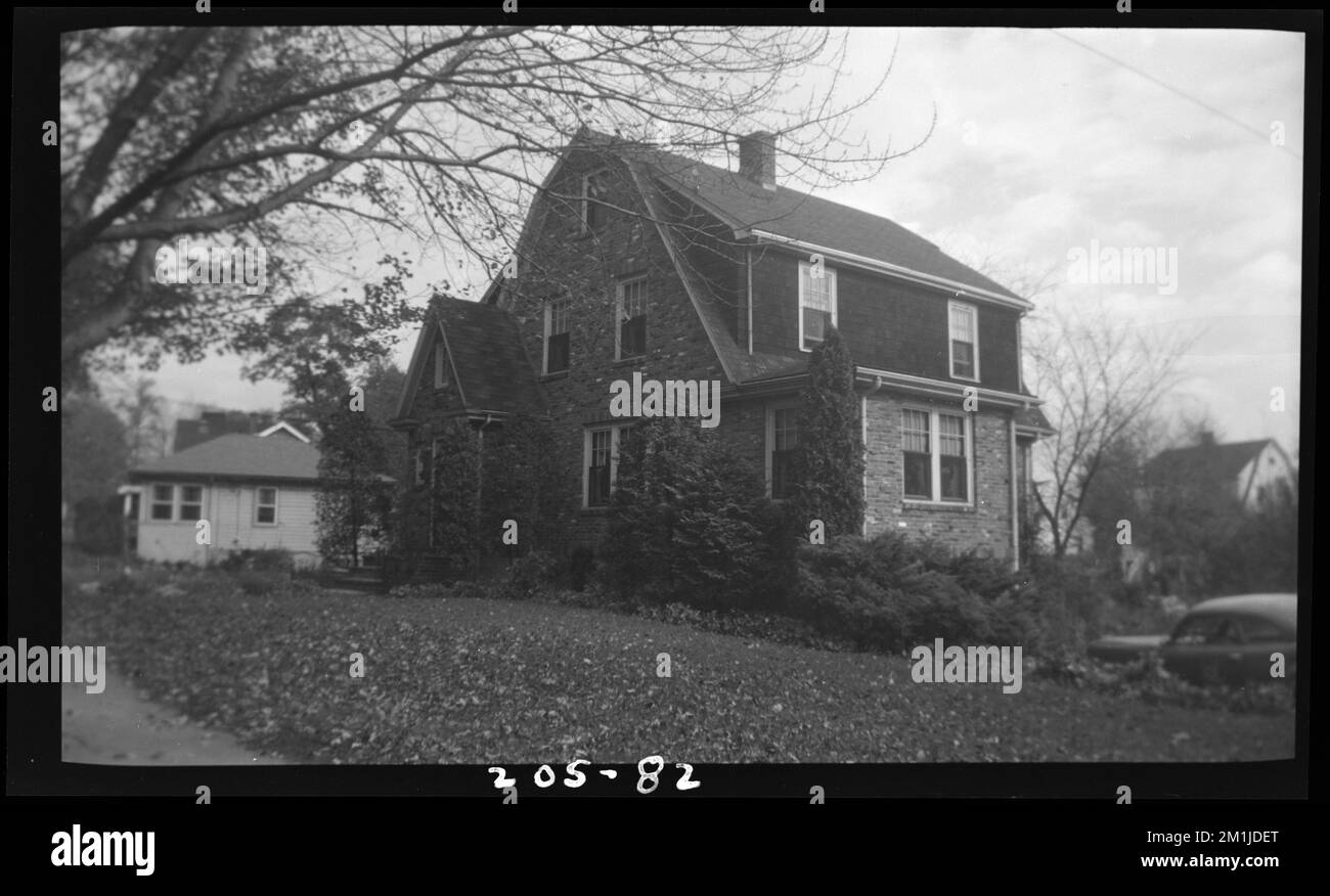 82 Marked Tree Rd , Houses. Needham Building Collection Stock Photo Alamy