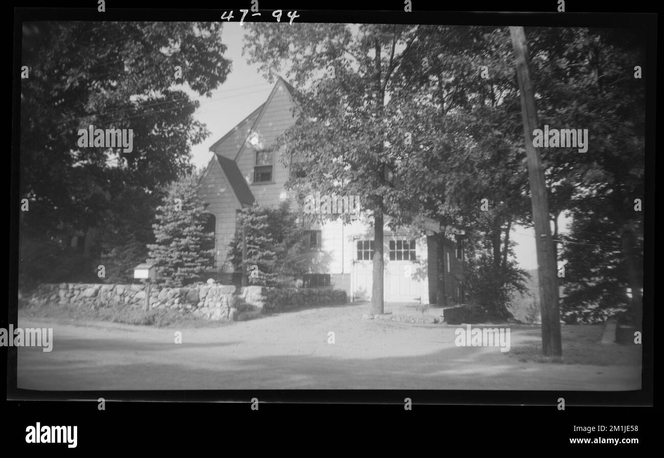 94 Cedar Street , Houses. Needham Building Collection Stock Photo Alamy