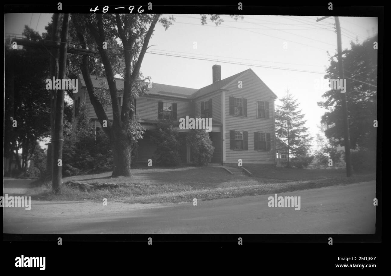 96 Central Ave , Houses. Needham Building Collection Stock Photo Alamy