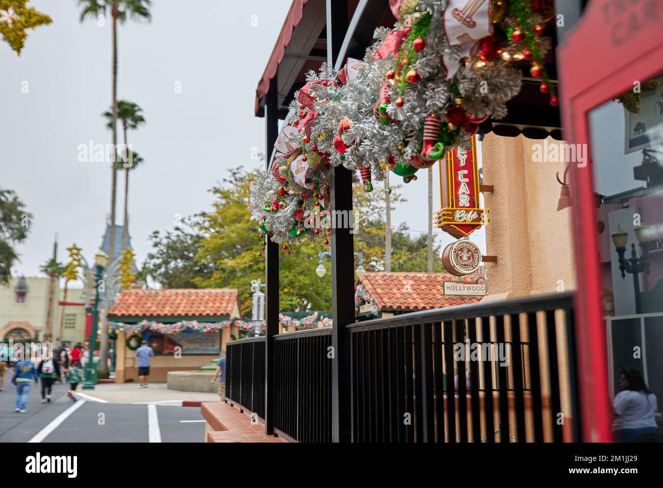 Dec 11, 2022. Orlando, FL, USA. Disney's Hollywood Studios walk in. Disney's Hollywood Studios is a theme park at the Walt Disney World Resort Stock Photo