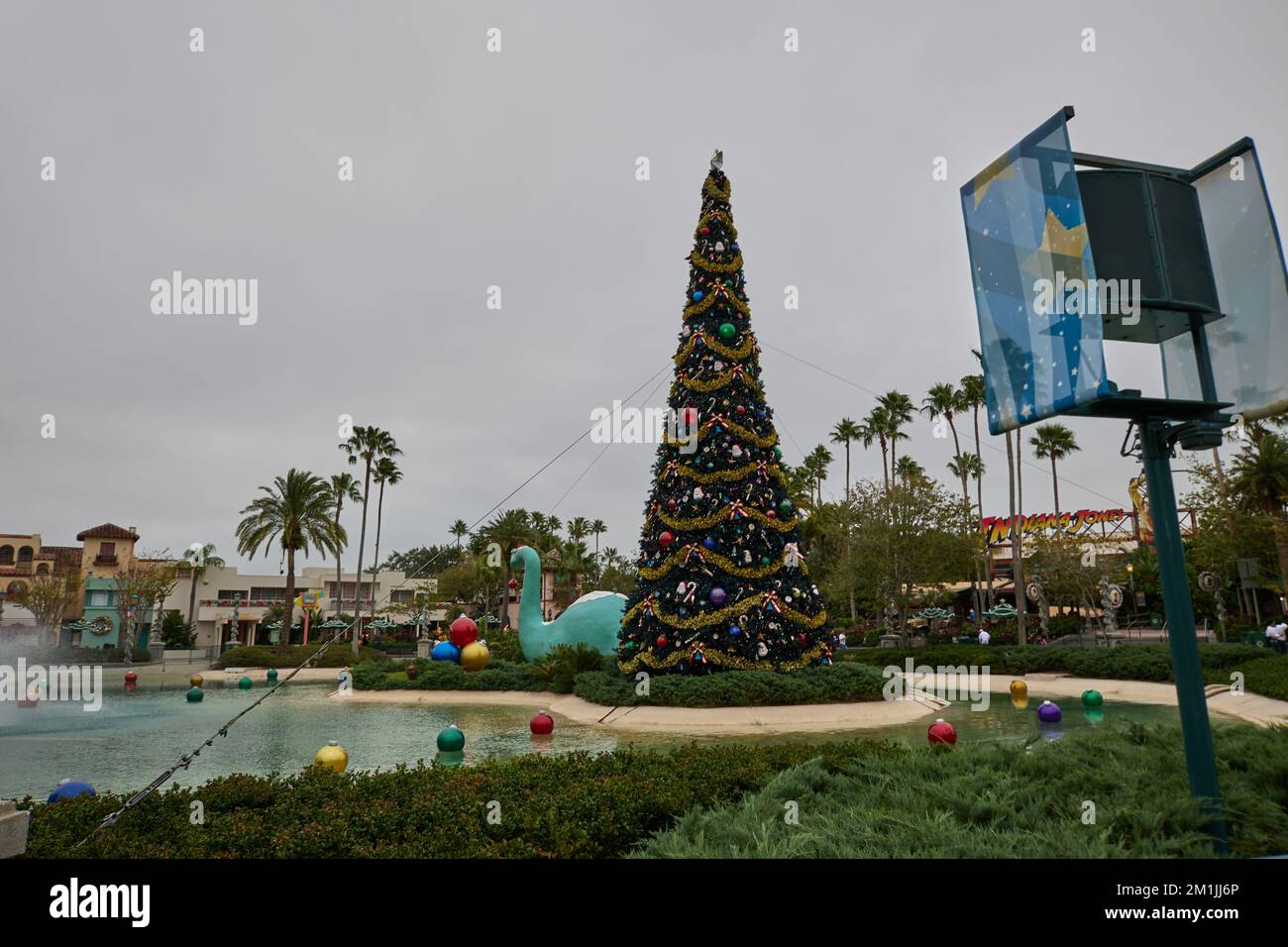 Dec 11, 2022. Orlando, FL, USA. Disney's Hollywood Studios walk in. Disney's Hollywood Studios is a theme park at the Walt Disney World Resort Stock Photo