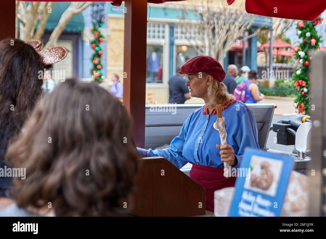 Dec 11, 2022. Orlando, FL, USA. Disney's Hollywood Studios walk in. Disney's Hollywood Studios is a theme park at the Walt Disney World Resort Stock Photo