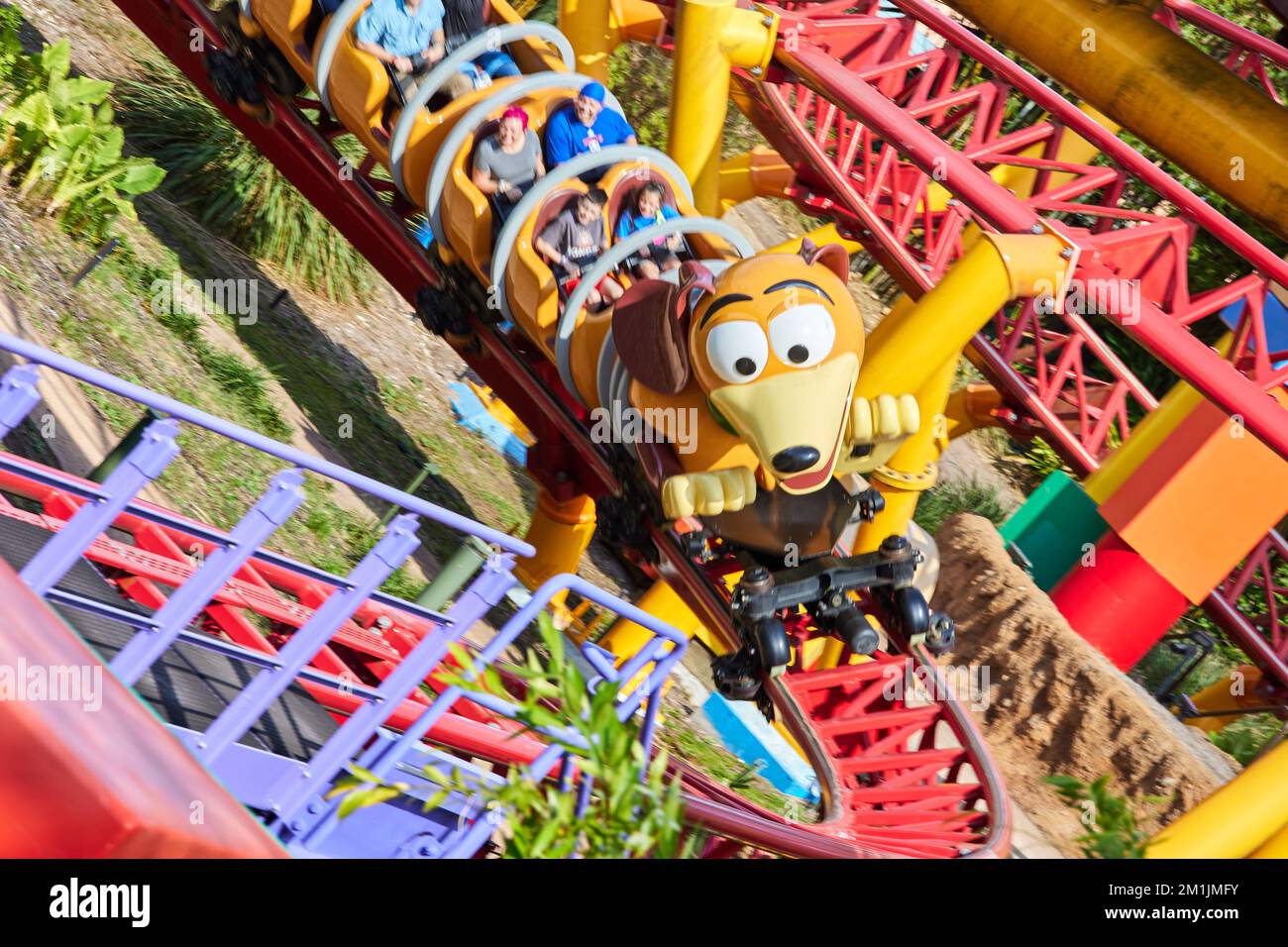 Slinky Dog Dash Rollercoaster Ride at Hollywood Studios Park at Walt Disney  World in Orlando, FL Editorial Stock Photo - Image of family, meet:  191458173