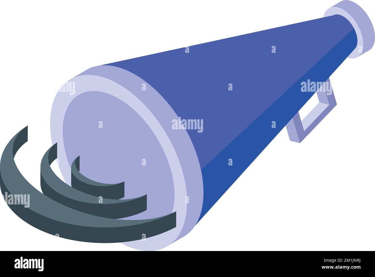 Cheerleaders megaphone icon isometric vector. Cheer girl. Football ...