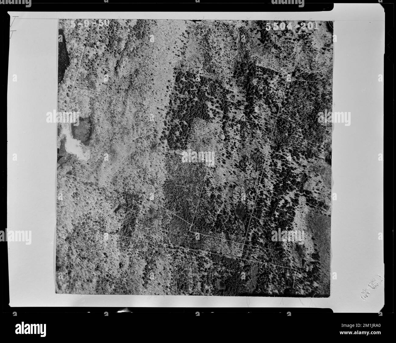 Aerial view of properties near Hickory Hills Lake and Town of Lunenburg