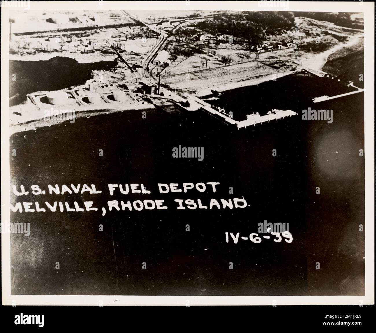 Aerial view of US Naval Fuel Depot , Military depots, U.S. Naval Fuel