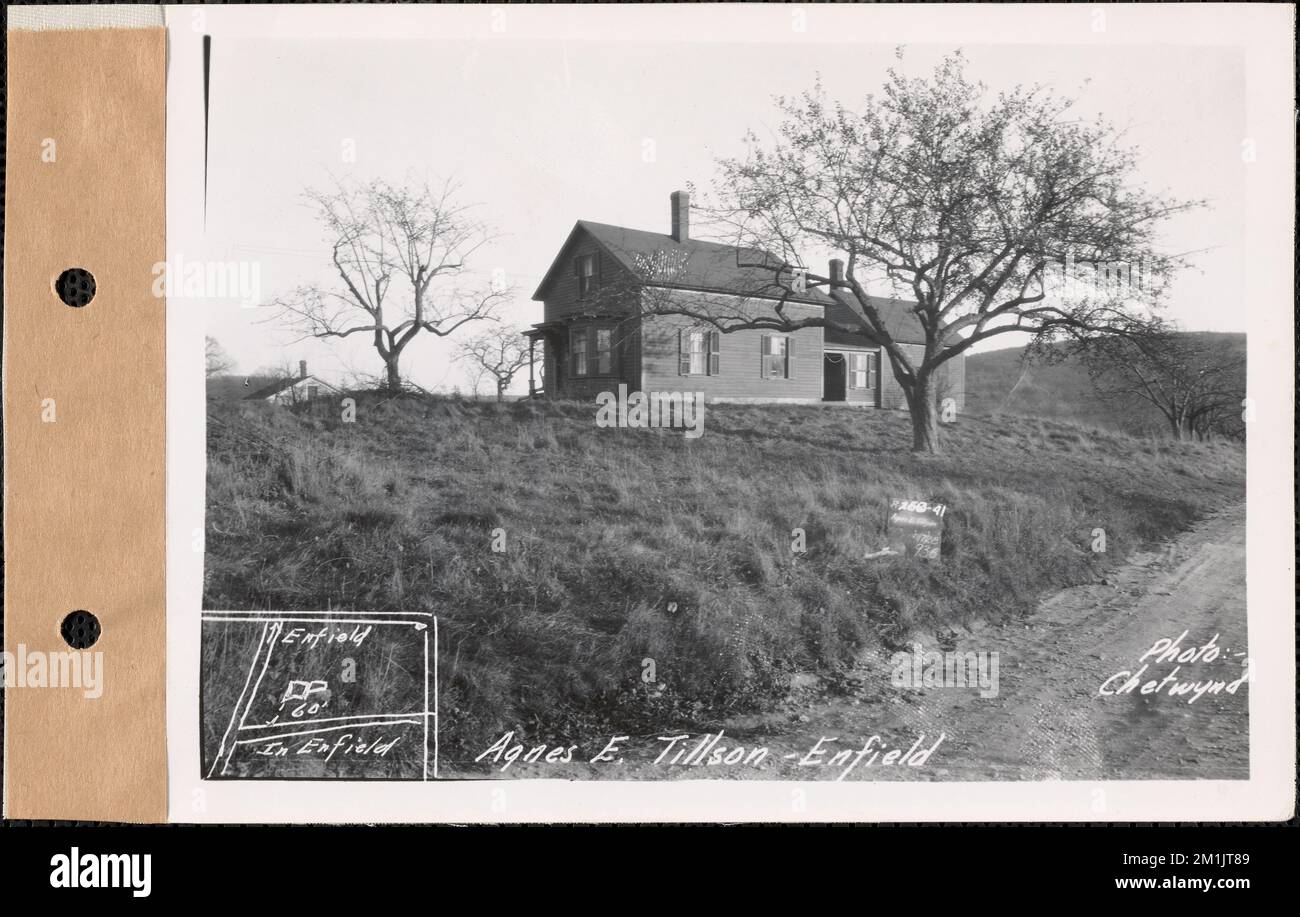 Agnes E. Tillson, house, Enfield, Mass., Nov. 7, 1928 Parcel no. 268