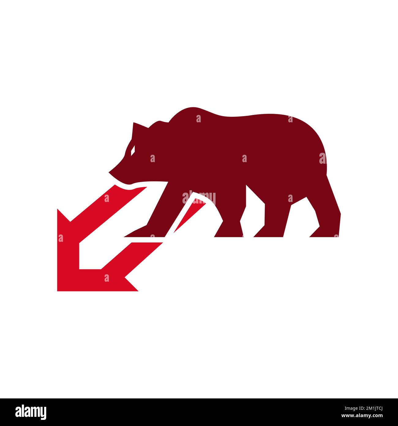 Bear Stock Market Trend Trading Exchange Rising Red Arrow Chart bear-stock-market-trend-trading-exchange-rising-red-arrow-chart