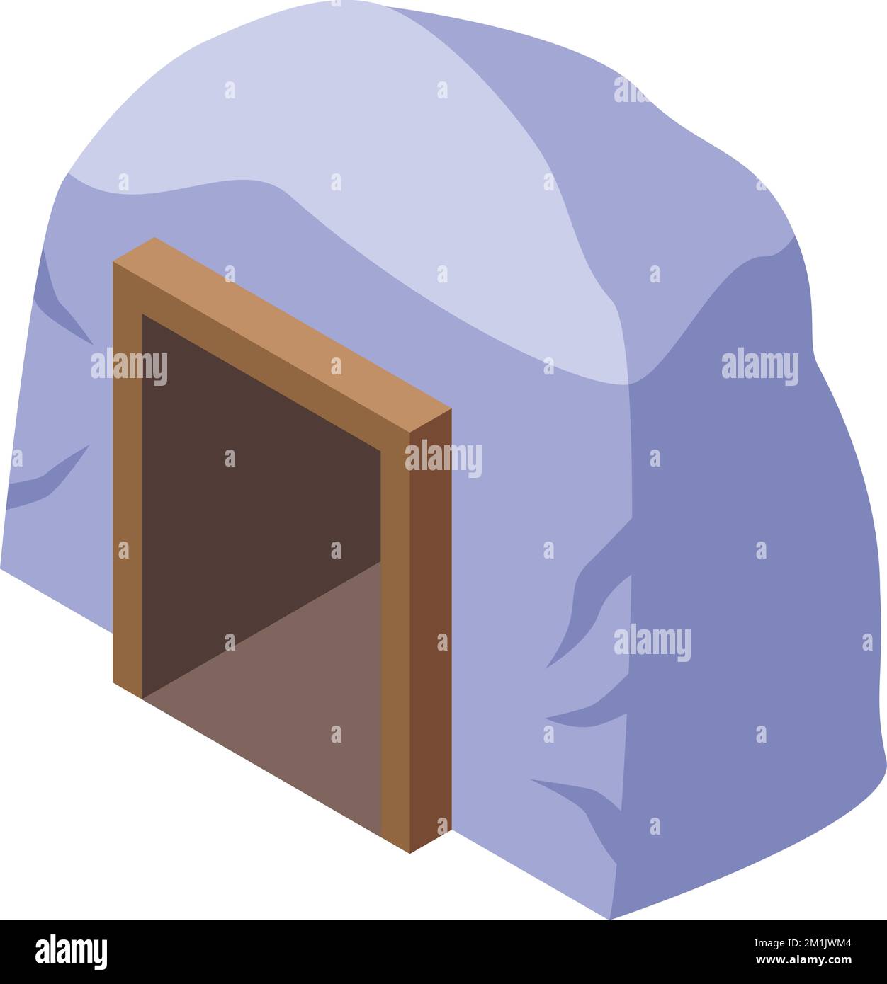 Tunnel mining icon isometric vector. Gold mine. Golden dig Stock Vector ...