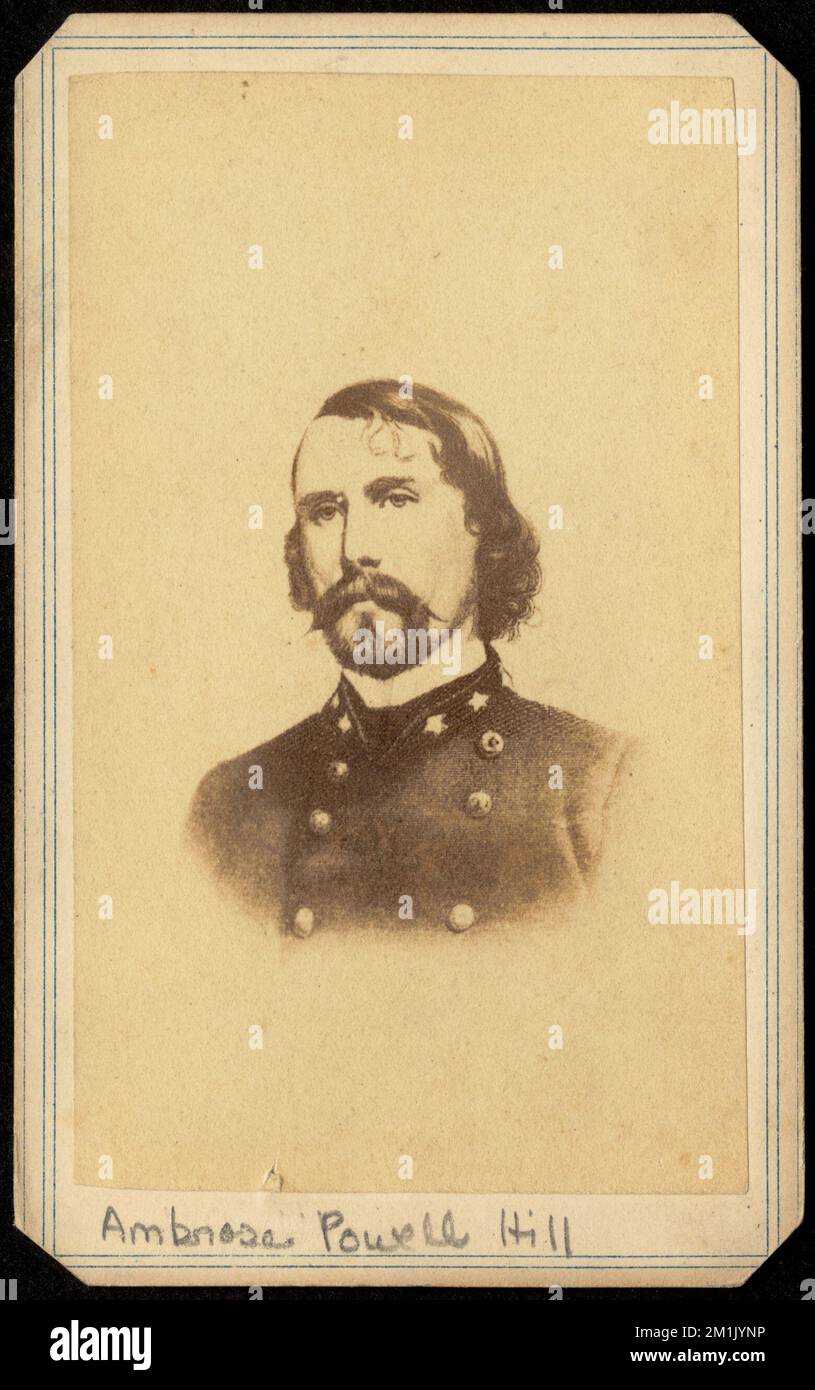 Ambrose Powell Hill , Military officers, Hill, A. P. A. Powell, Carte de Visite Collection Stock Photo