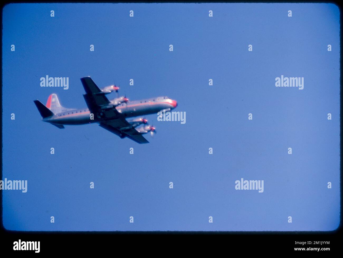 American airlines propeller airplane in flight , Airplanes, Airlines
