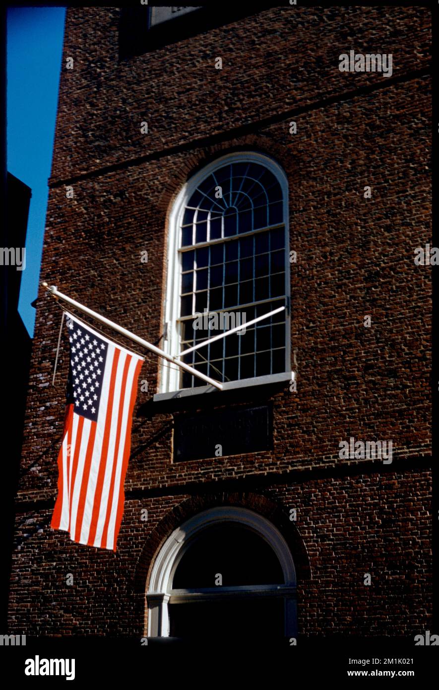 American flag at Old North Church, Boston , Churches, Flags, Christ ...